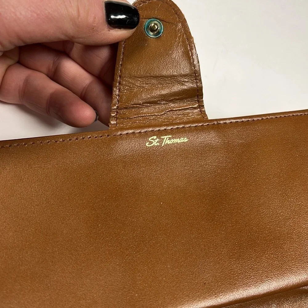 St Tropez Snakeskin Long Bifold Kisslock Clutch Wallet